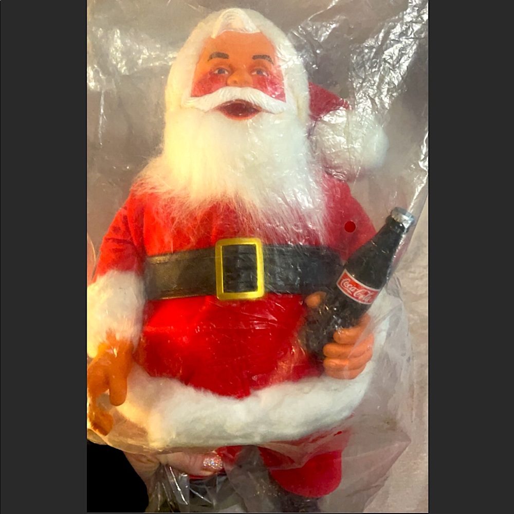 Vintage Coca-Cola  Santa Claus Doll 15 1/2”